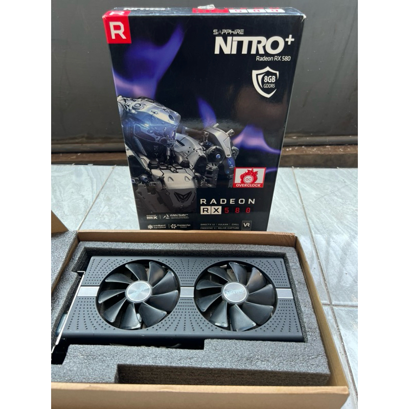 Jual RX580 8GB DDR5 SAPPHIRE NITRO+ FULL SEGEL | Shopee Indonesia