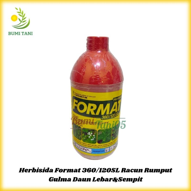 Jual Herbisida Format 360/120SL Racun Rumput Gulma Daun Lebar Dan Teki ...