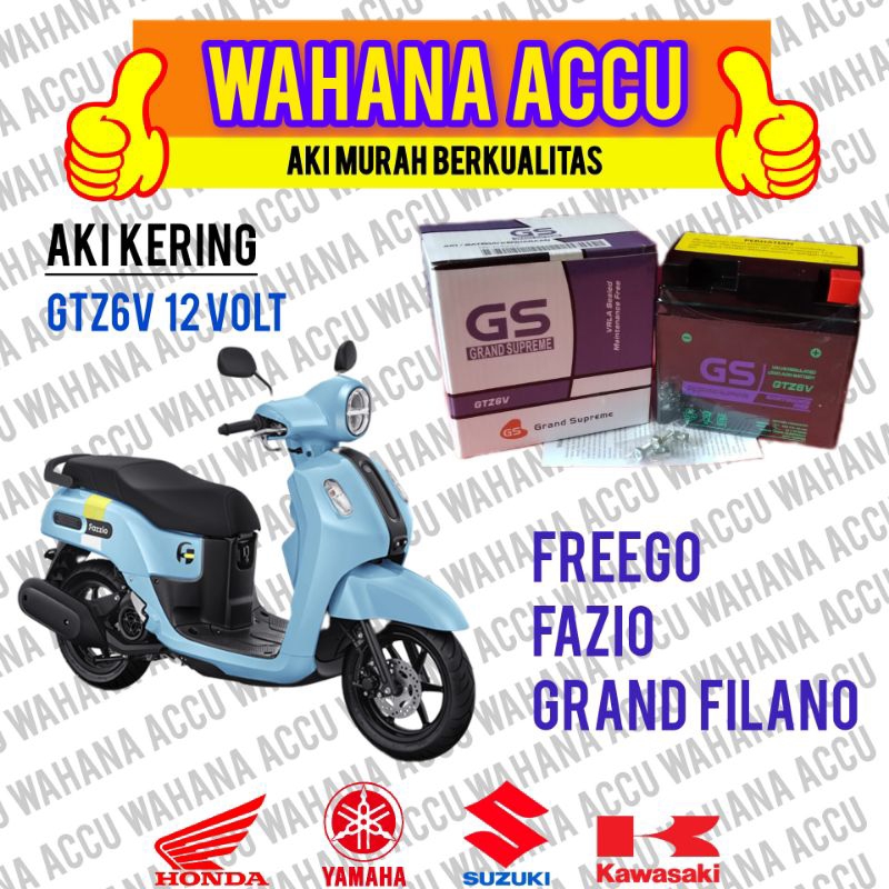  Foto zu Jual AKI MOTOR YAMAHA FREEGO Aki Motor Fazio Aki motor Grand Filano AKI 