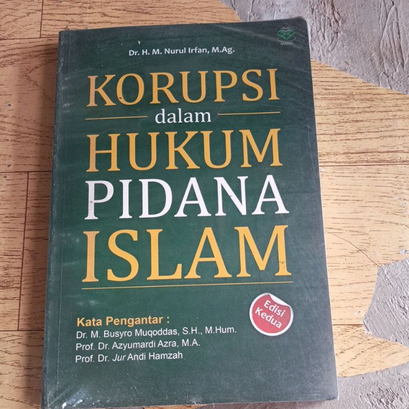 Jual Buku KORUPSI Dalam HUKUM PIDANA ISLAM | Shopee Indonesia