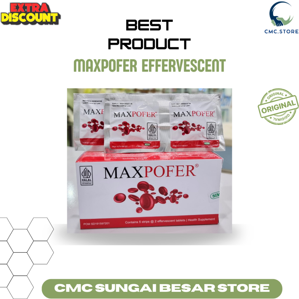 Jual Maxpofer Effervescent Suplemen Kesehatan | Shopee Indonesia