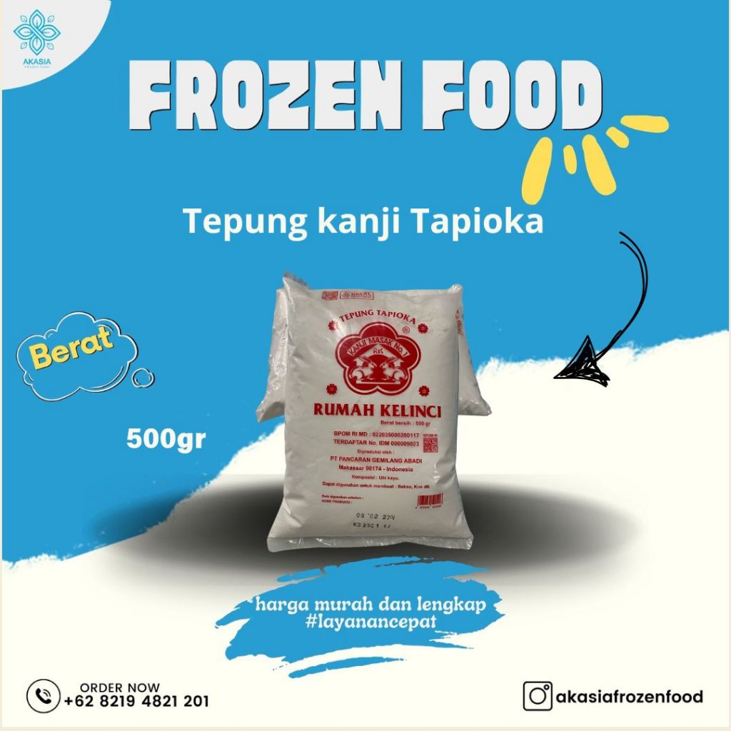 Jual Tepung kanji Tapioka 500gr | Shopee Indonesia