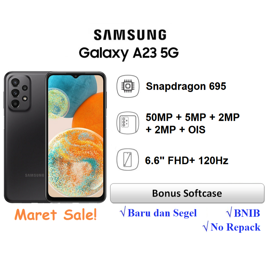 Jual Samsung Galaxy A23 5G 6/128GB Garansi Resmi SEIN SM A236E | Shopee ...