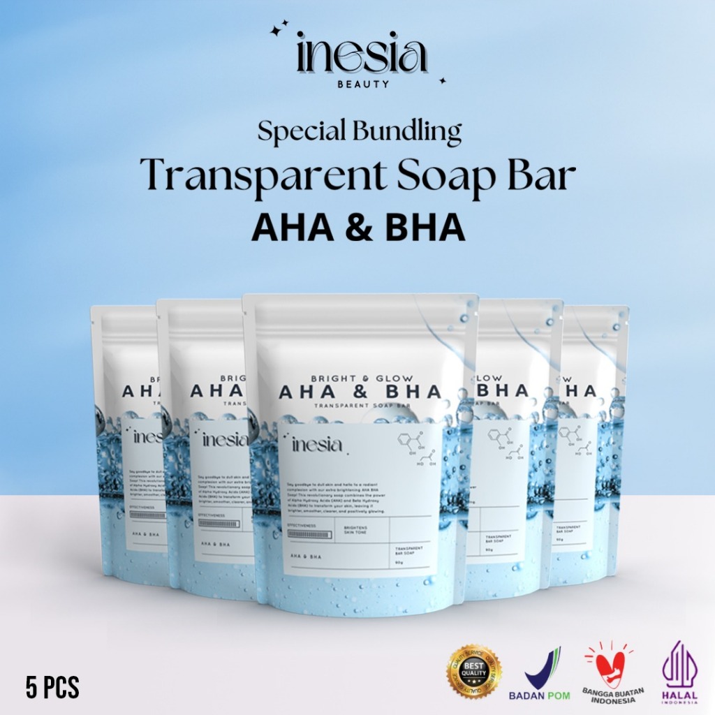 Jual INESIA BAR SOAP AHA & BHA Brightening dan Anti Acne - Bundling ...
