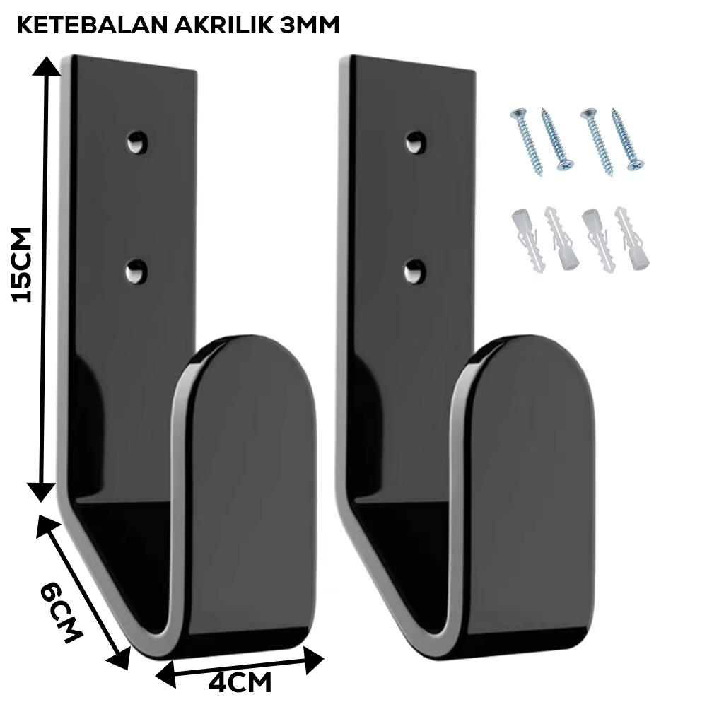 Jual Holder Gantung keyboard Akrilik Wall Mounted Holder Keyboard ...