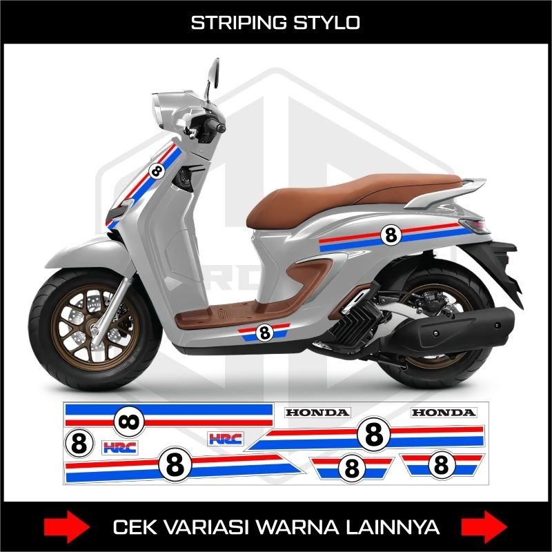 Jual STRIPING HONDA STYLO 160 HERBIE / STICKER LIST BODY MOTOR STYLO ...