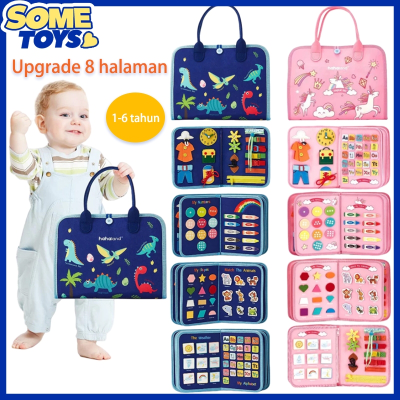Jual SOME TOY Busy Board Mainan Montessori Untuk Perkembangan Anak ...