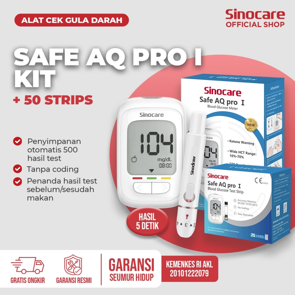 Sinocare Safe AQ Pro 1: Solusi Praktis Kontrol Gula Darah dengan Akurasi Tinggi Sinocare Safe AQ Pro 1: Solusi Praktis Kontrol Gula Darah dengan Akurasi Tinggi
