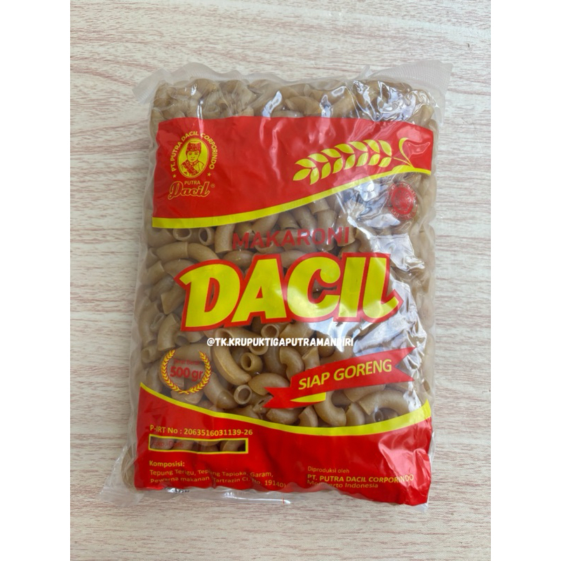 Jual dacil macaroni/makaroni mentah 500gr | Shopee Indonesia