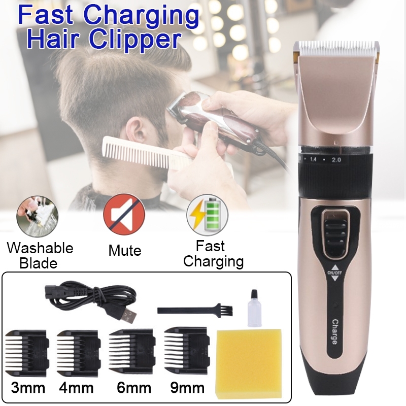 Jual Alat Cukur Rambut Elektrik Daya Tinggi Hair Clipper 5 Speed ...