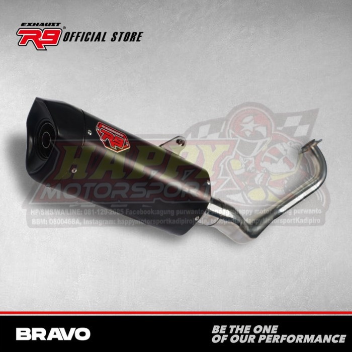 Jual Knalpot R9 Bravo APRILIA SR GT 200 Fullsystem | Shopee Indonesia
