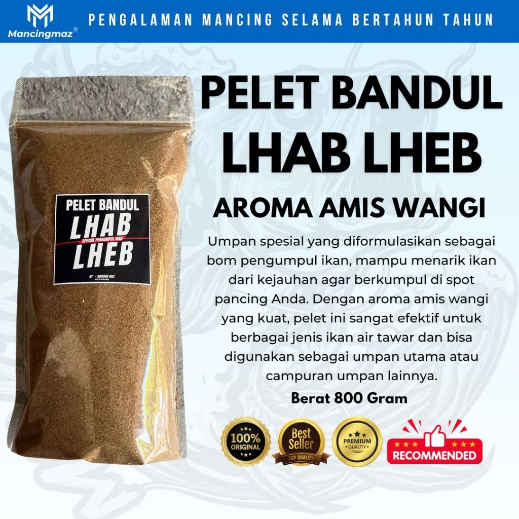 Jual Pelet Bandul Lhab Lheb Spesial Bom Pengumpul Ikan Cocok Untuk ...