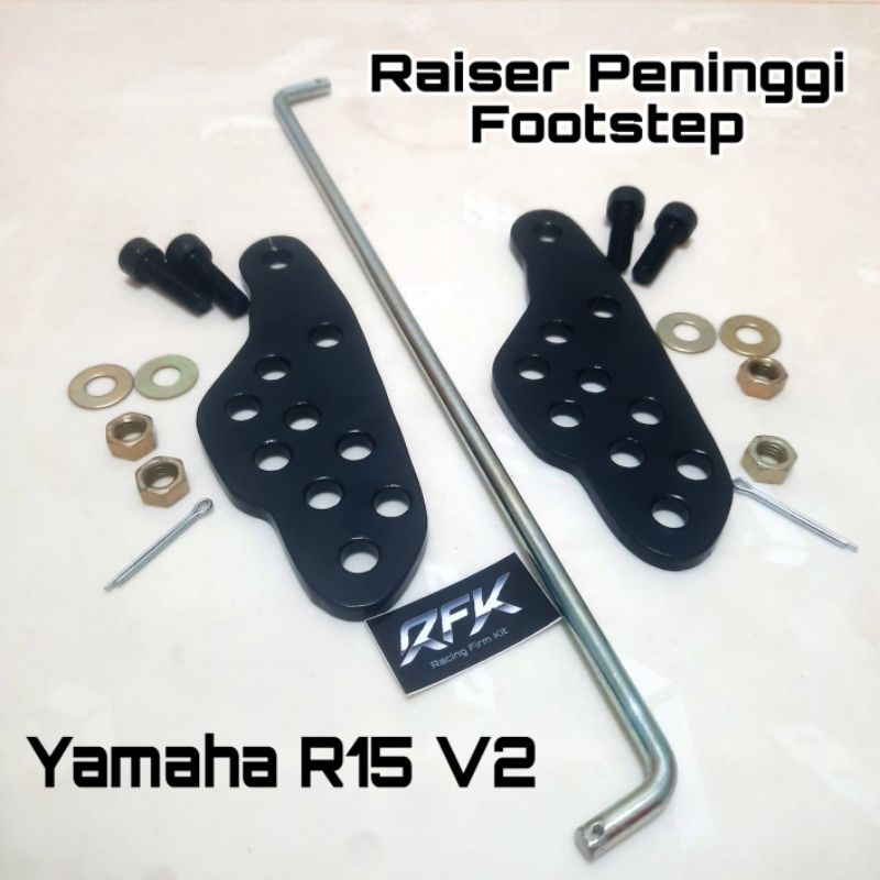 Jual RAISER PENINGGI FOOTSTEP YAMAHA R15 V2 VVA PENINGGI FOOTSTEP R15 ...