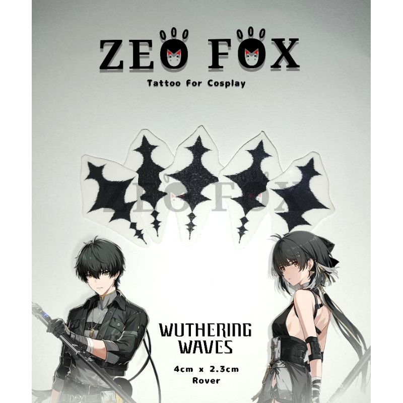 Jual Rover Tattoo Cosplay Wuthering Waves /Wuwa per-pcs | Shopee Indonesia