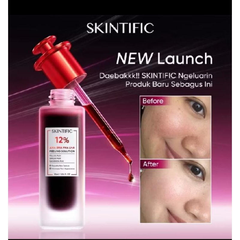 Jual Skintific 12% AHA BHA PHA LHA Peeling Solution | Shopee Indonesia