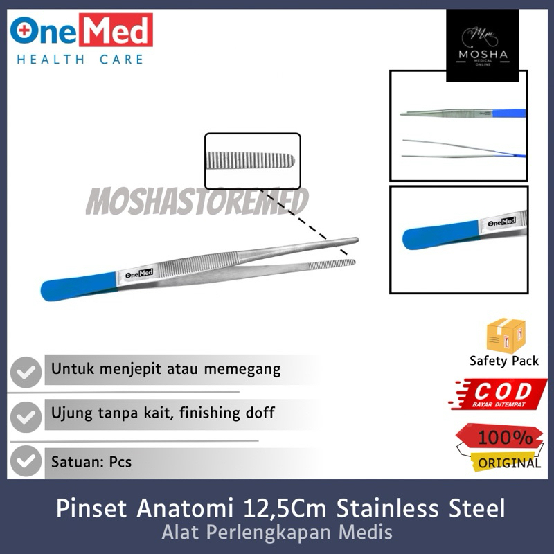 Jual ONEMED-Pinset Anatomi 12.5cm Stainless Steel | Shopee Indonesia