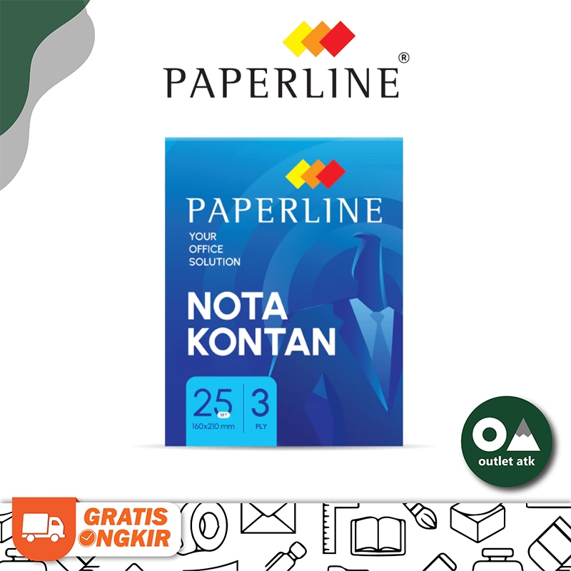 Jual Nota Kontan Besar 3 Ply Paperline isi 10 Buku per Pack | Shopee ...