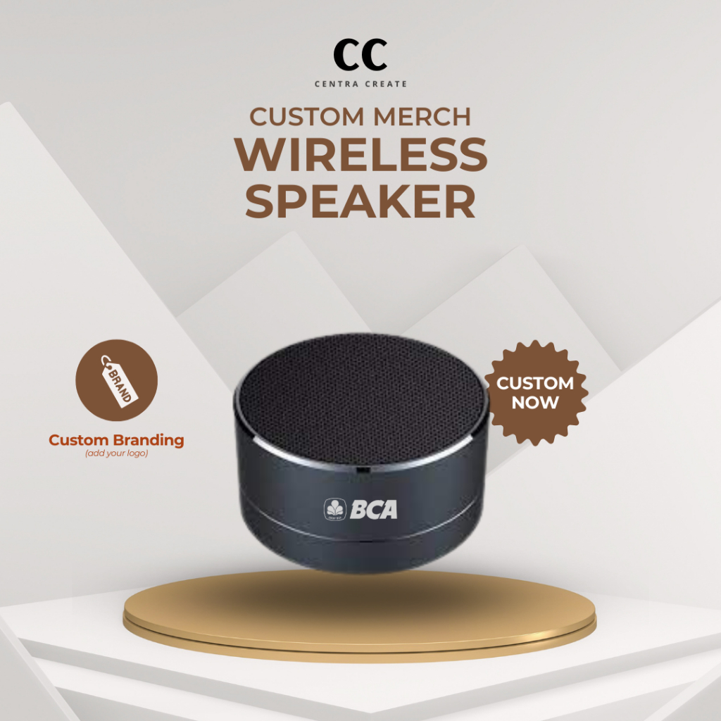 Jual [CUSTOM] Bluetooth Wireless Speaker | PR Package, Corporate Gift ...