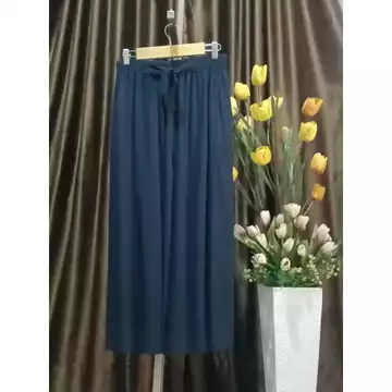 Celana Kulot Rayon Panjang Polos Lembut