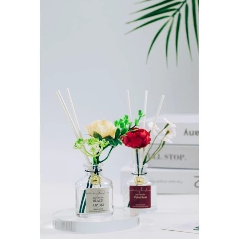 Jual PREMIUM Pengharum Ruangan Reed Diffuser Aromatherapy Bunga Difuser ...