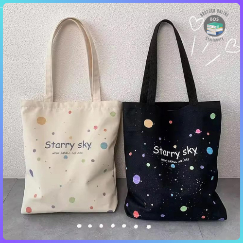 Jual BOS Totebag Wanita Motif Lucu Tote Bag Pakai Resleting | Shopee ...
