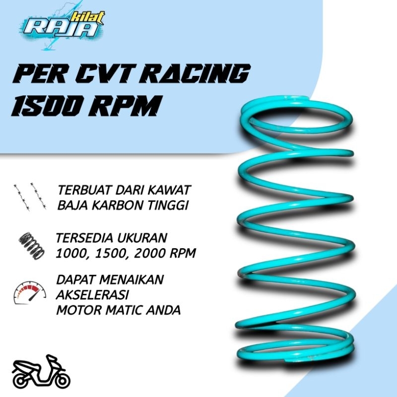 Jual UPGRADE PER CVT RACING 1500 RPM RAJA KILAT ALL MATIC BEAT / MIO ...