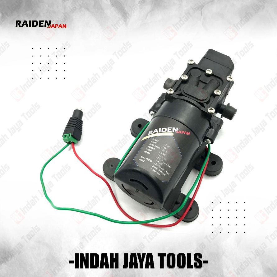 Jual Promo RAIDEN Dinamo Pompa Air 12V DC 16 Psi Cuci Motor AC Sprayer ...