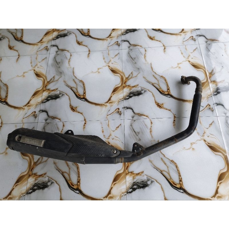 Jual knalpot standar r15 v2 original yamaha copotan | Shopee Indonesia