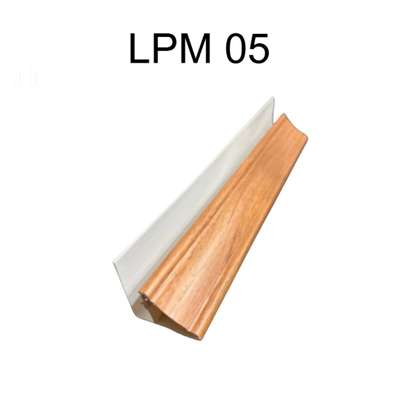 Jual LPM - List Plafon PVC List Golden Serat Kayu | Shopee Indonesia