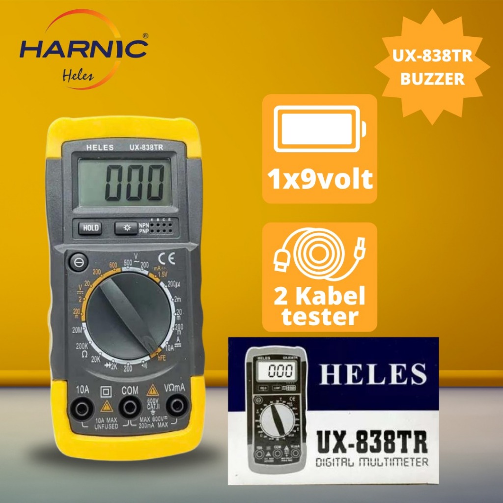 Jual Multitester Heles UX 838 Digital | Shopee Indonesia