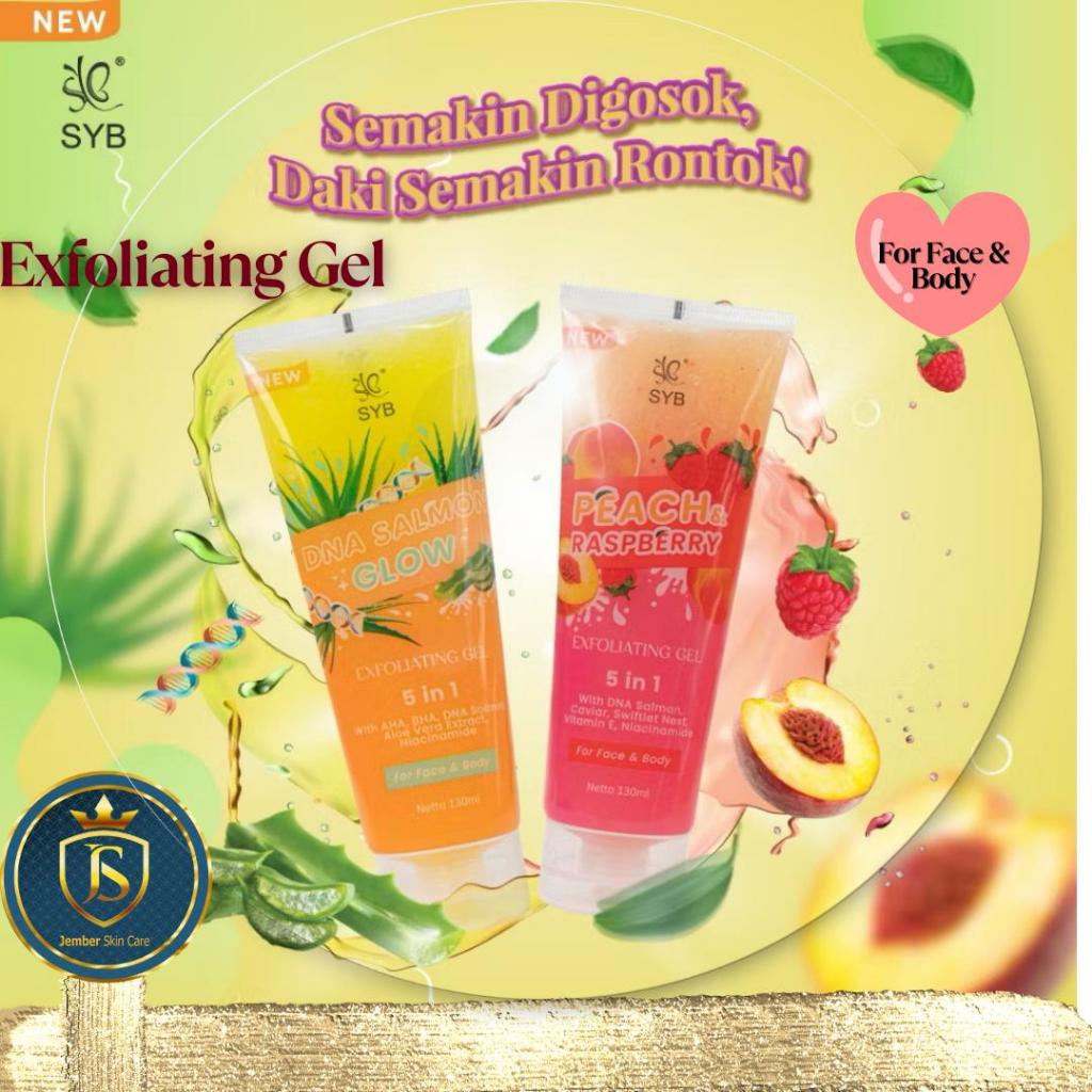 Jual SYB EXFOLIATING GEL (DNA SALMON, PEACH AND RASPBERRY) | Shopee ...