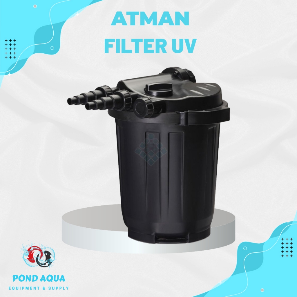 Jual Filter Canister Atman EF 5000 Ultraviolet Filter Aquarium Kolam UV ...