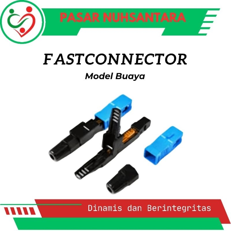 Jual Fastcon Konektor SC UPC Biru Model Buaya Fast Konektor No Brand ...