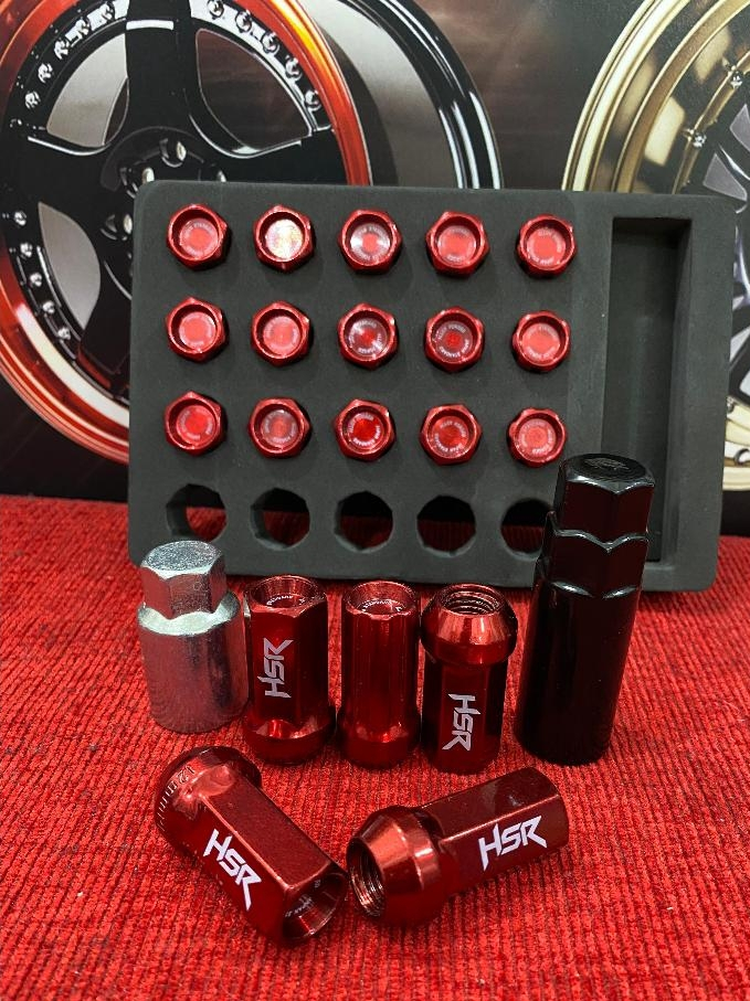 Jual BAUT / BAUD RODA TIPE DURA NUT MEREK HSR RED ULIR 1,5 SATU SET ISI ...