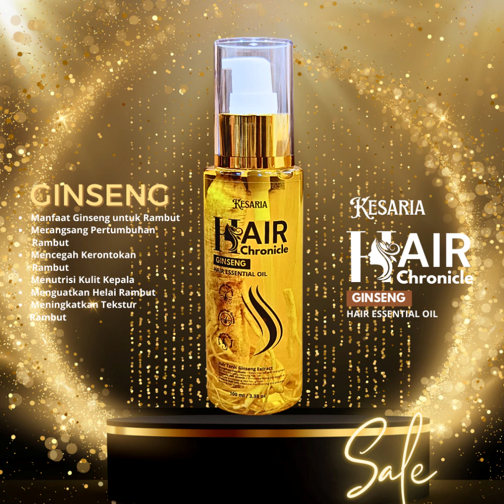 Fl Kesaria Ginseng Hair Essence Oil Tonic Perawatan Rambut Rontok Dan Pertumbuha - foto 2