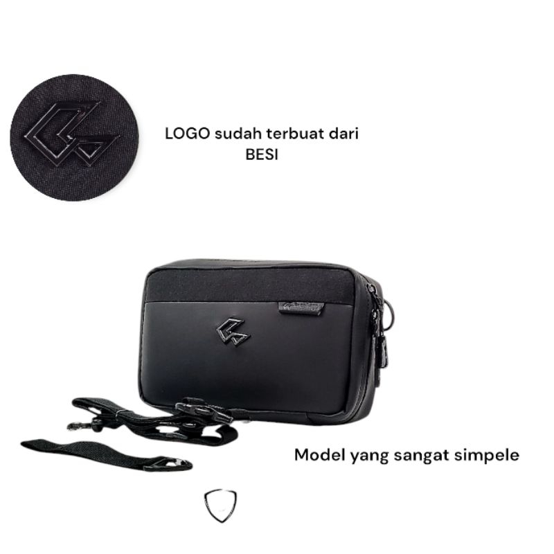 Tas Berkualitas Goez Bag-handbag Pria Garden Sling Bag ,tas Slempang Waterproof - foto 3