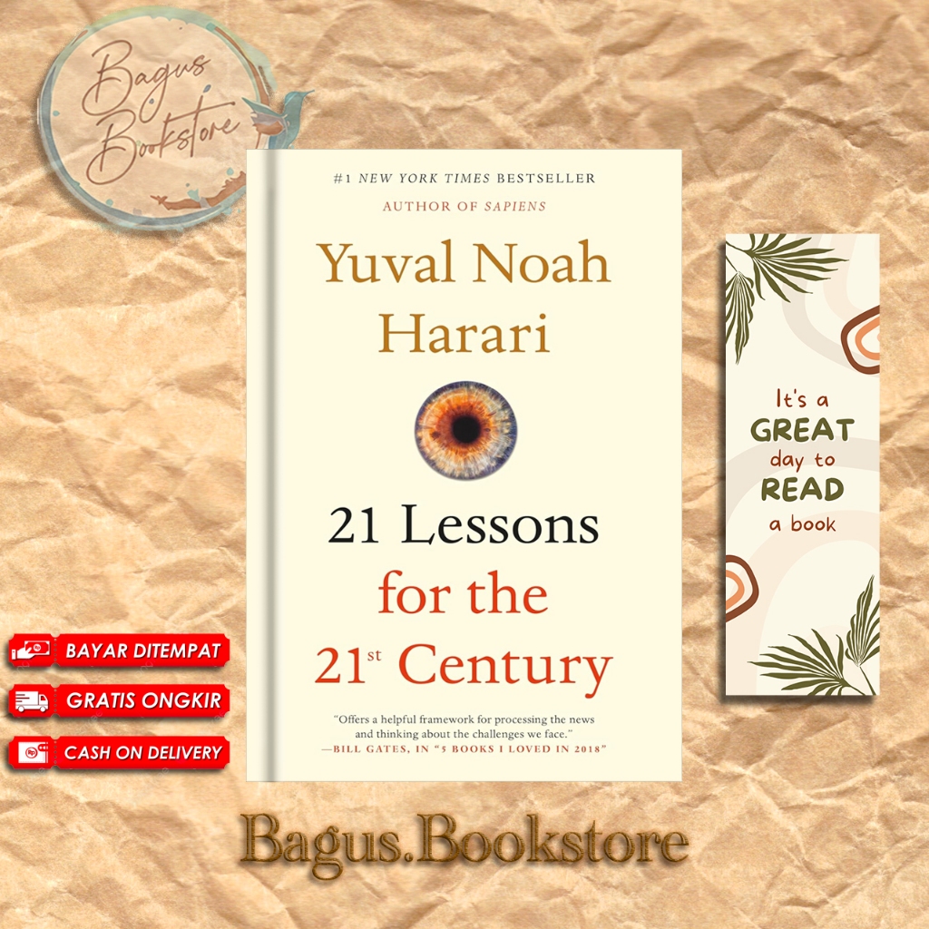 Jual 21 Lessons for the 21st Century By Yuval Noah Harari (English ...