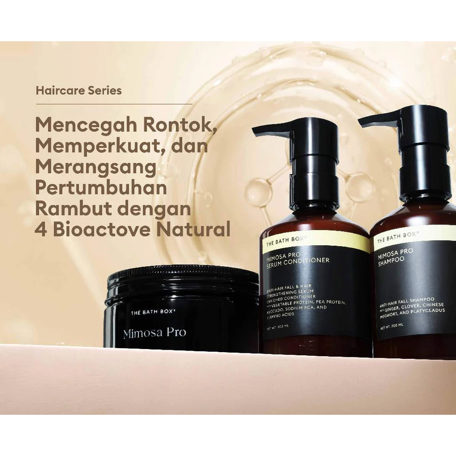 Jual THE BATH BOX - Mimosa Pro Shampoo (Rambut Rontok, Menguatkan ...