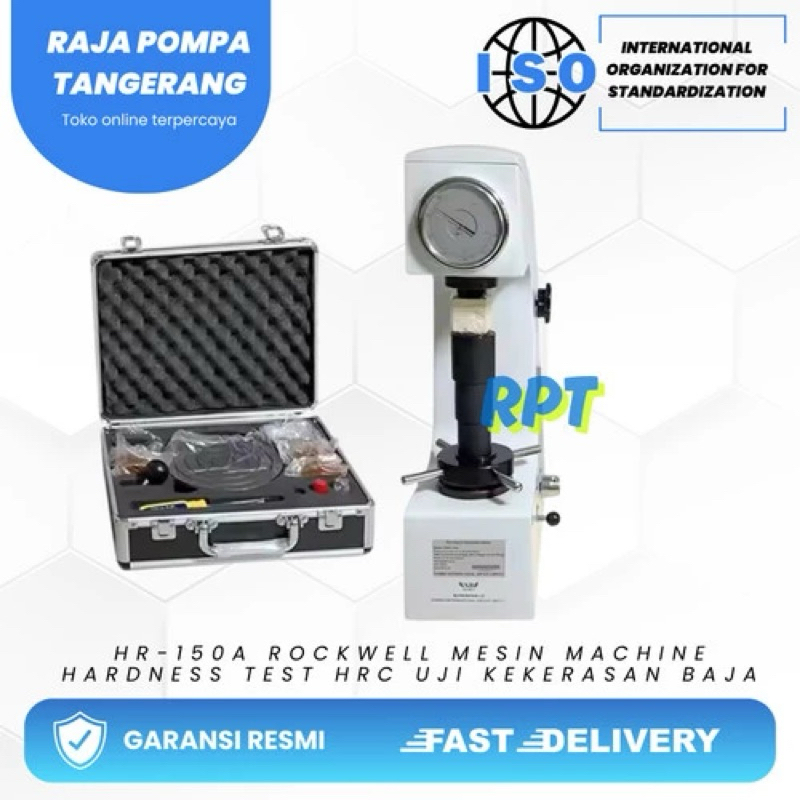 Jual HR-150A Rockwell mesin machine hardness test HRC uji kekerasan ...
