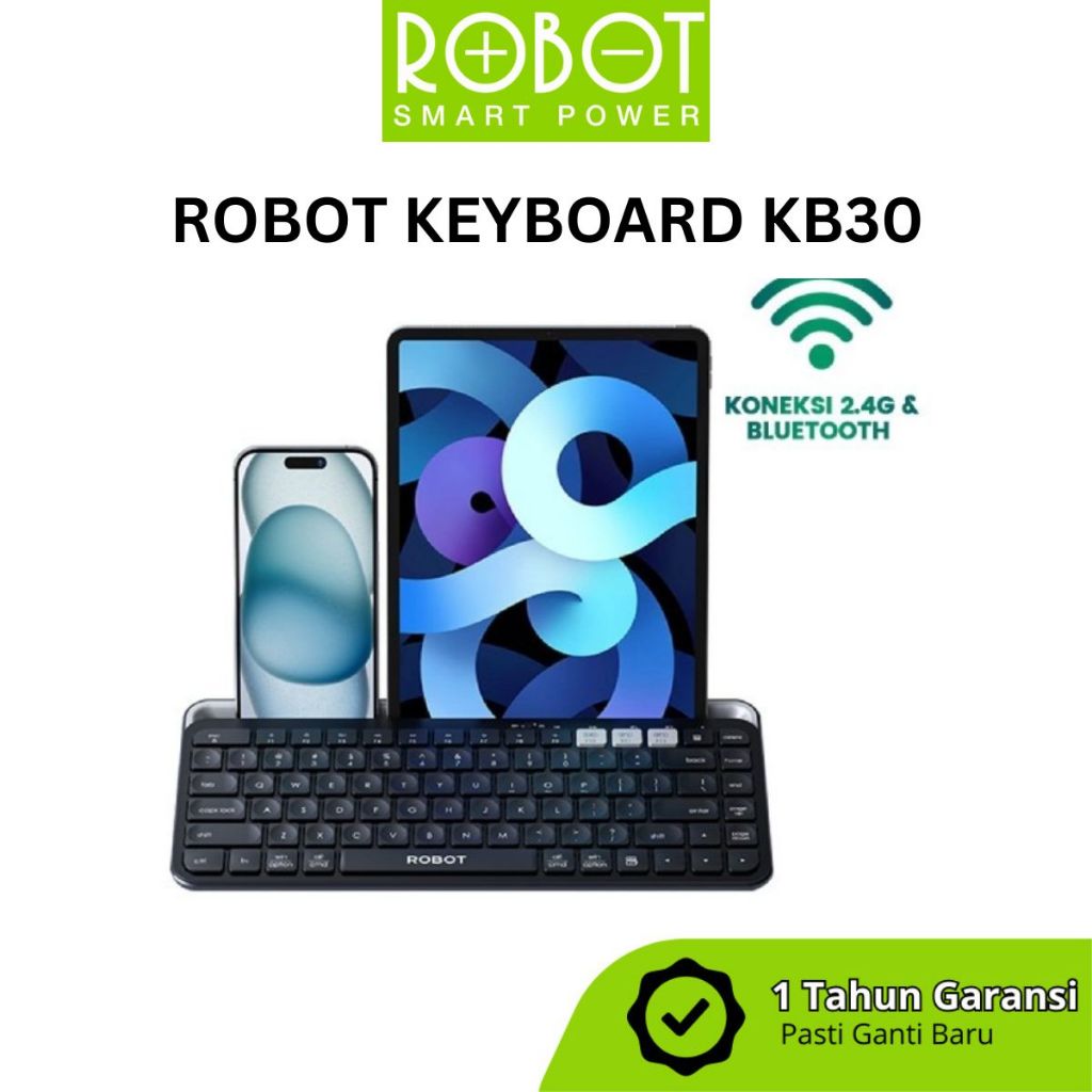 Jual ROBOT Keyboard KB30 Combo Bluetooth Receiver USB PC Laptop ...