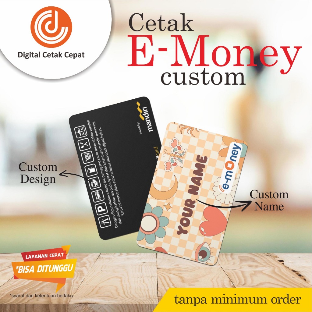Jual Kartu E-Money Brizzi Flazz Custom Sudah Dengan Kartu | Shopee ...