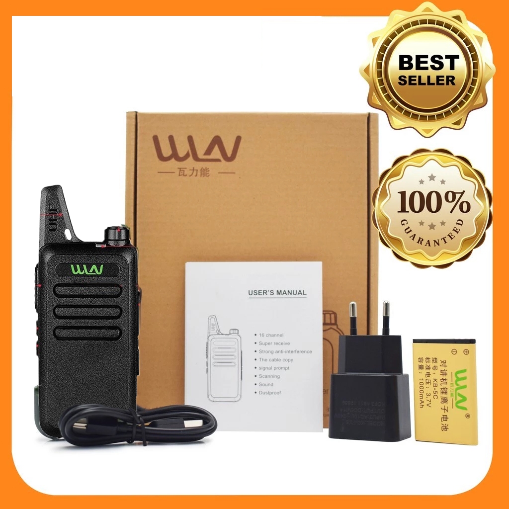 Jual WLN HT Portabel UHF 400-470MHz - Walkie Talkie Proyek 5KM, 16 ...