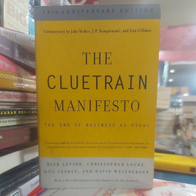 Jual Buku Import THE CLUETRAIN MANIFESTO The End Of Business As Usual ...