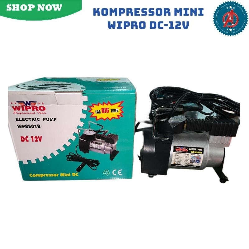 Jual Kompressor Mini Wipro DC-12V Wipro WP-8501B Kompressor Portable ...