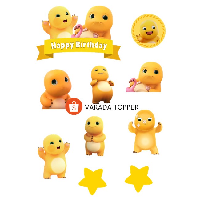 Jual Topper DINO NAILONG Free Custom Nama dan Umur | Hiasan Cake ...