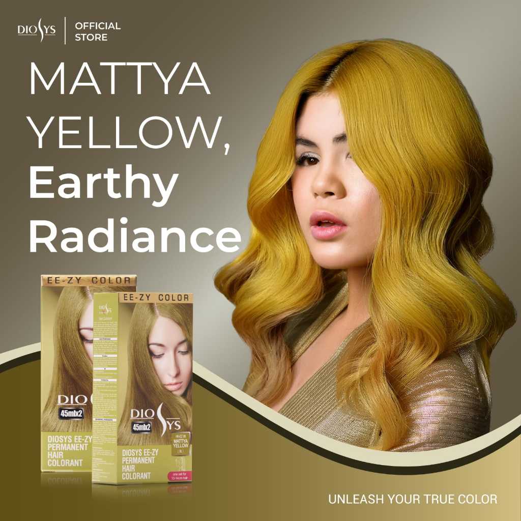 Jual Diosys Hair Color | Cat Pewarna Rambut Warna Mattya Yellow ...