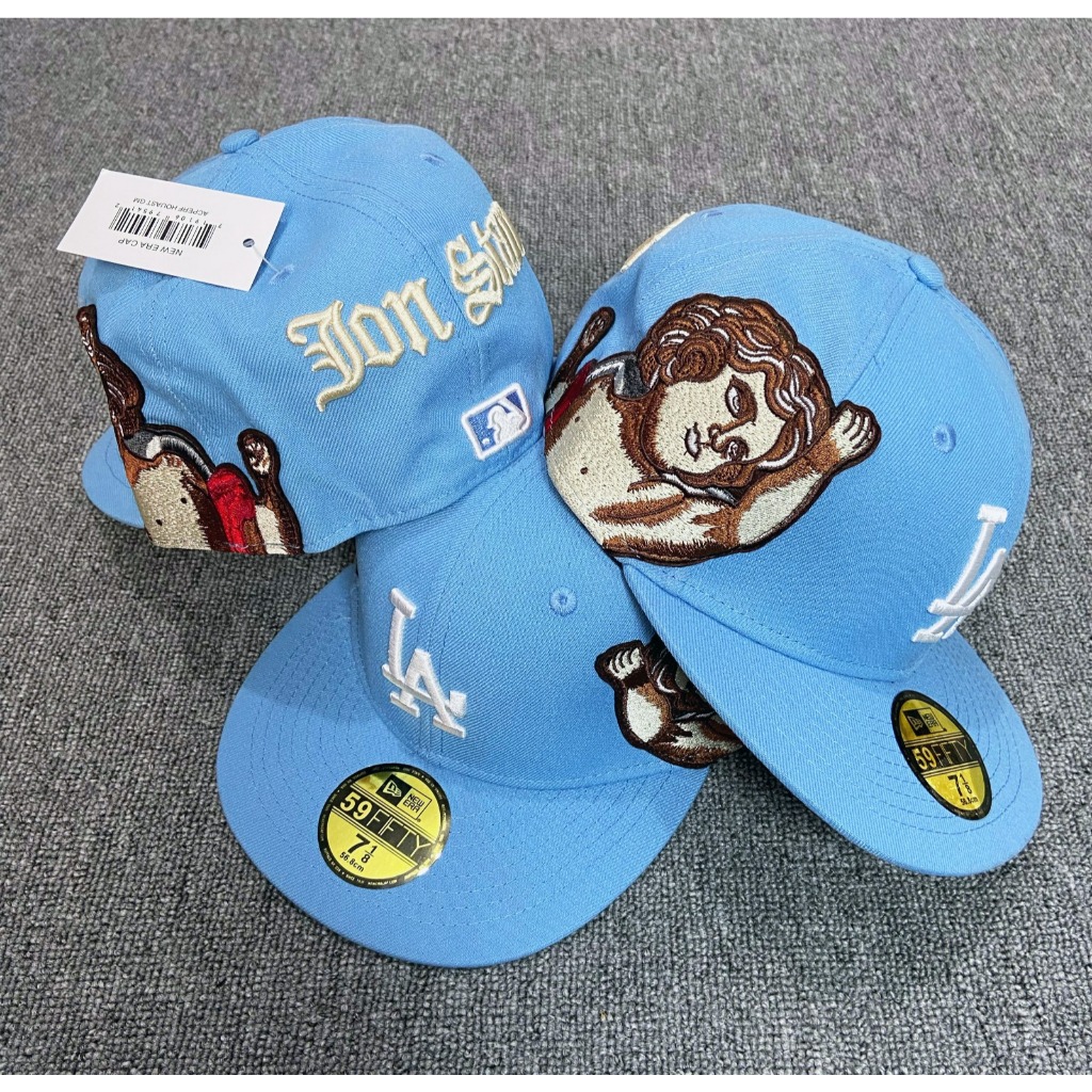 Jual Topi Snapback Fitted Jon Stan Blue White Kids Bordir Build Up Caps ...