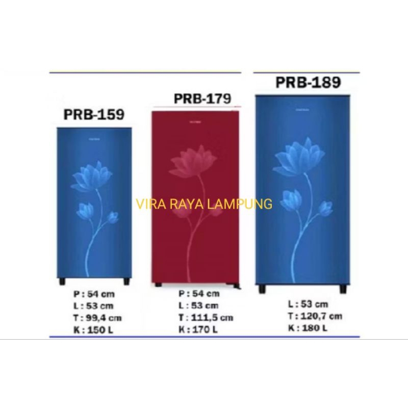 Jual POLYTRON 1 PINTU PRB 159/179/189 MERAH/BIRU | Shopee Indonesia