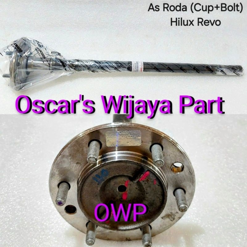 Jual REAR AXLE STIK AS / AS RODA BELAKANG MOBIL TOYOTA HILUX REVO (CUP ...
