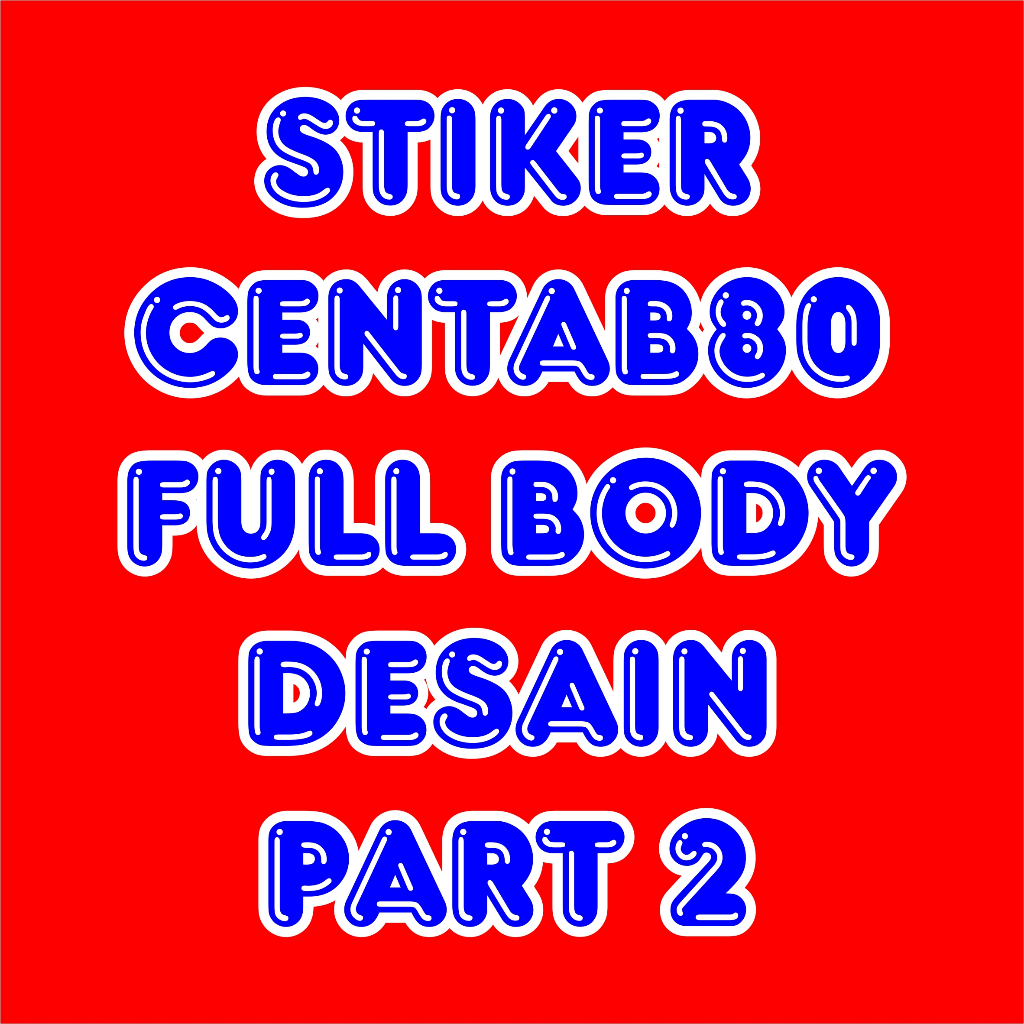 Jual stiker b80 fullbody part 1 | Shopee Indonesia